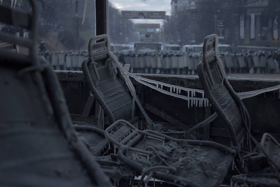 Le froid au Maidan